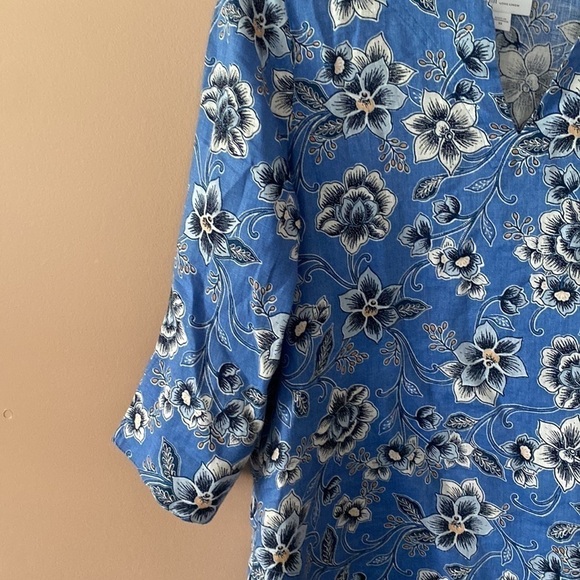 J Jill linen floral top - Picture 2 of 6